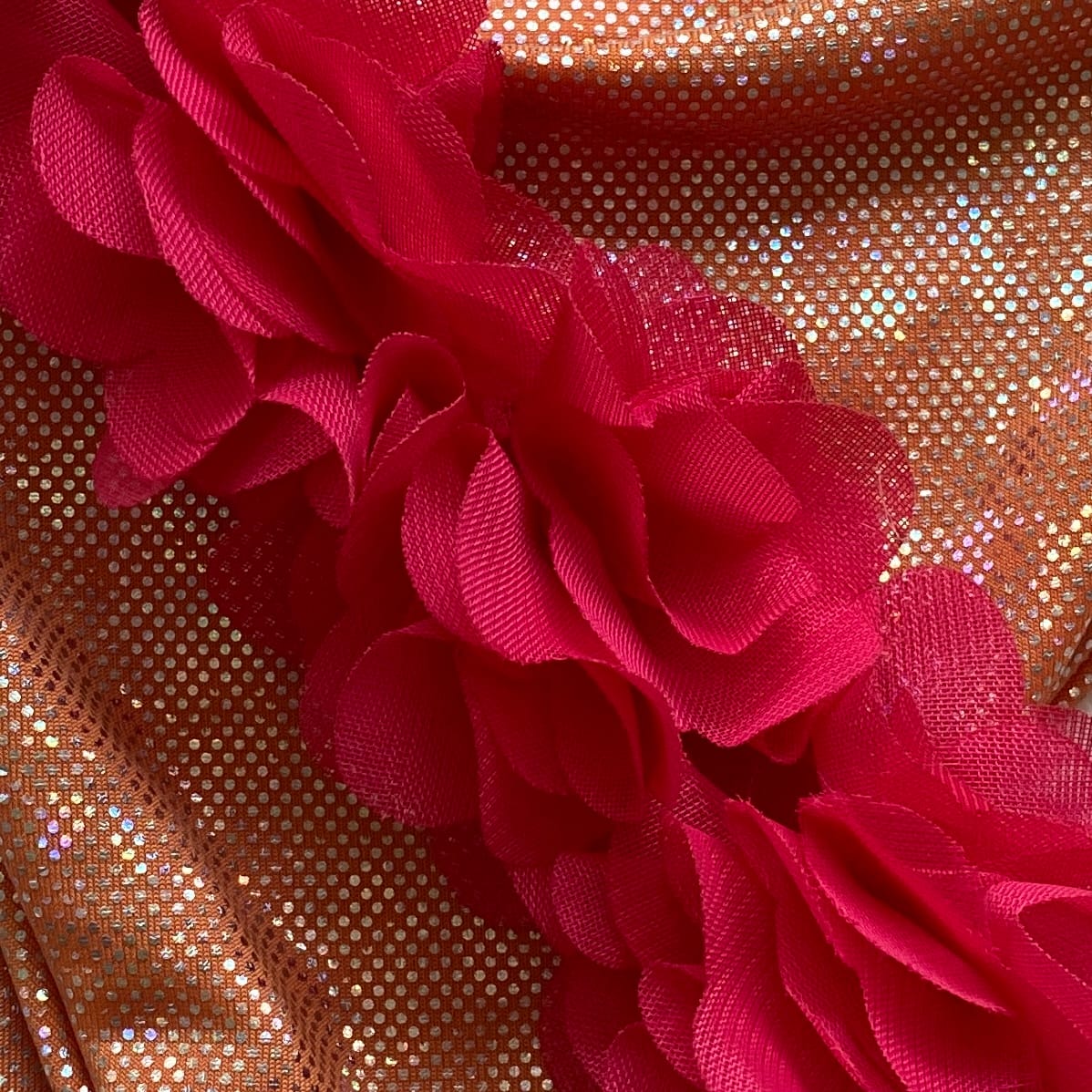 Susan fiori limited triangolo ribattuto arancio(tutte le taglie) - immagine 7