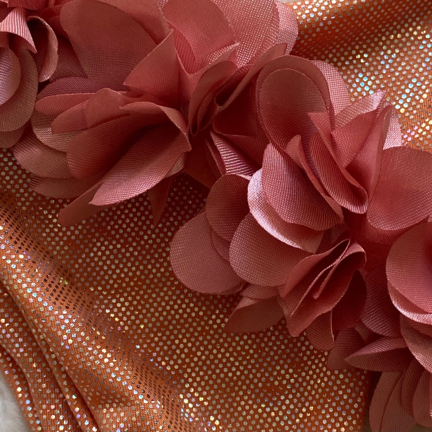 Susan fiori limited triangolo ribattuto arancio(tutte le taglie) - immagine 2