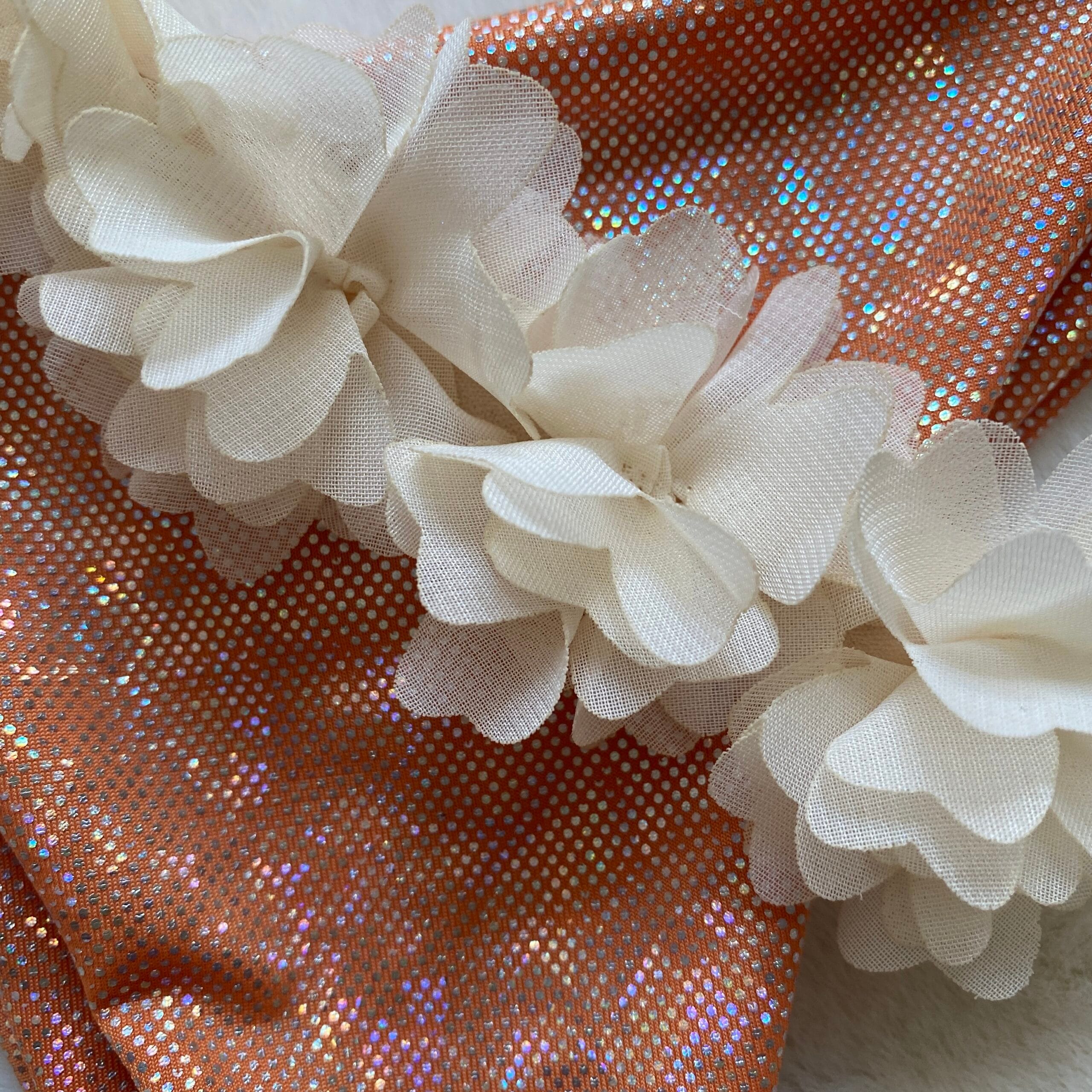 Susan fiori limited triangolo ribattuto arancio(tutte le taglie) - immagine 9