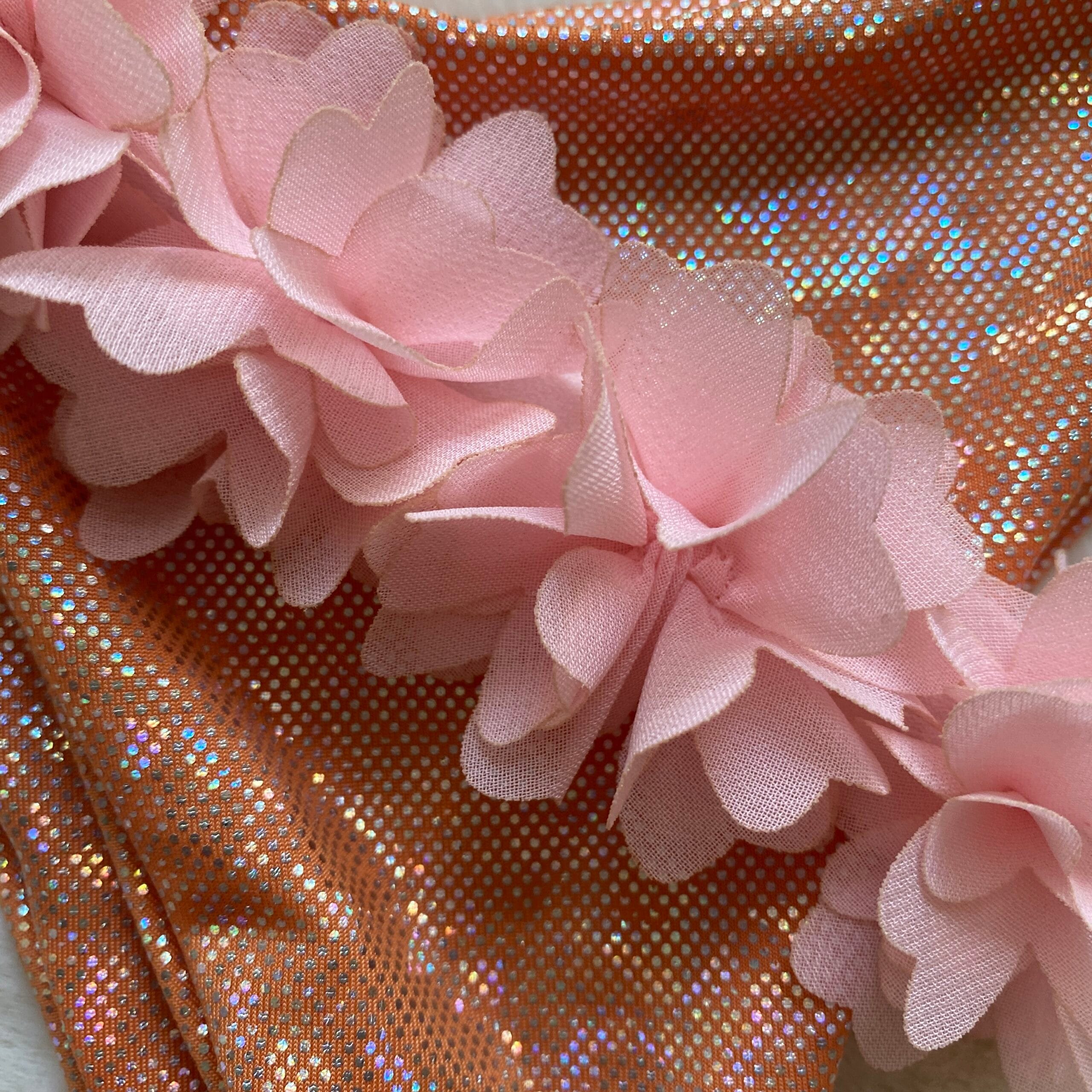 Susan fiori limited triangolo ribattuto arancio(tutte le taglie) - immagine 6