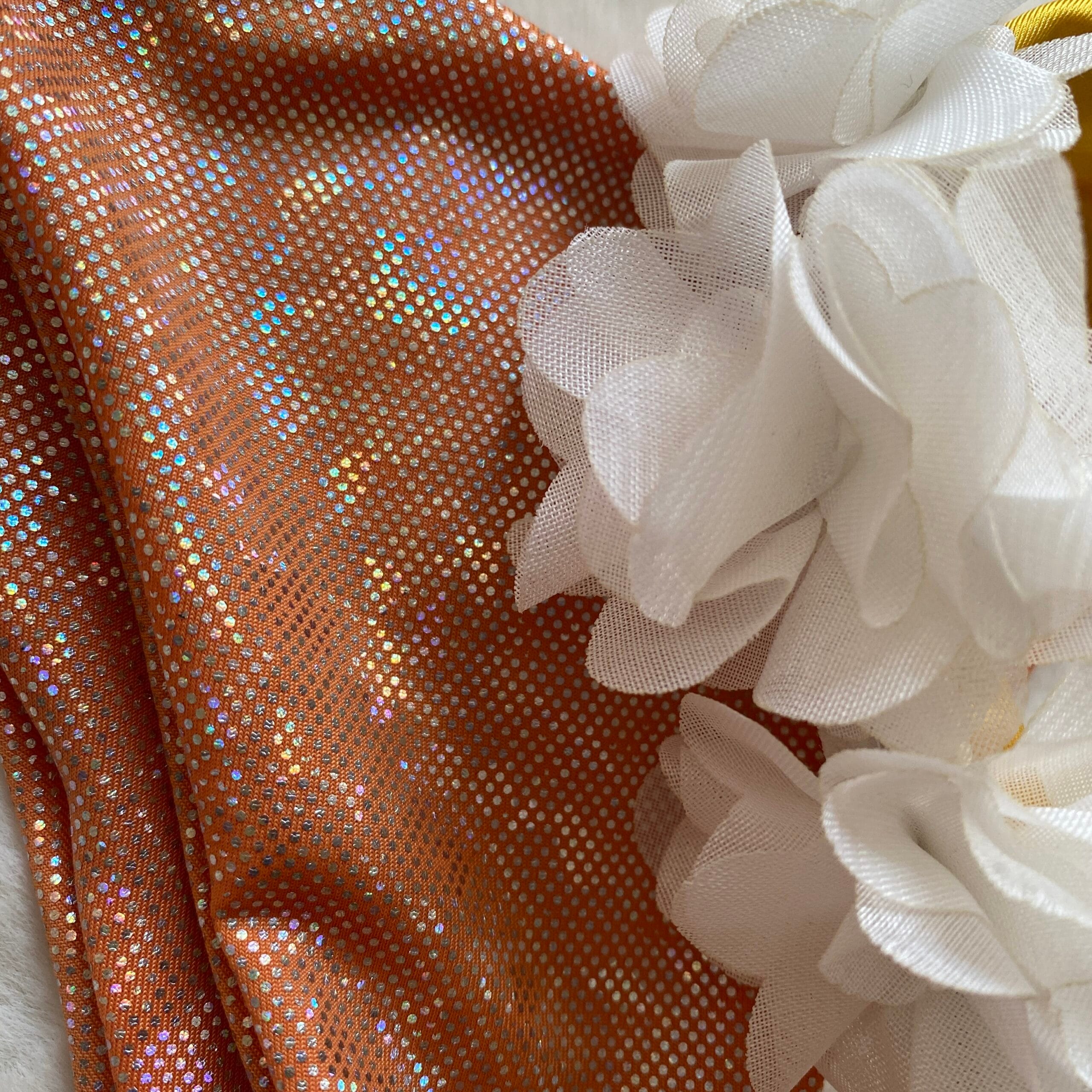 Susan fiori limited triangolo ribattuto arancio(tutte le taglie) - immagine 10