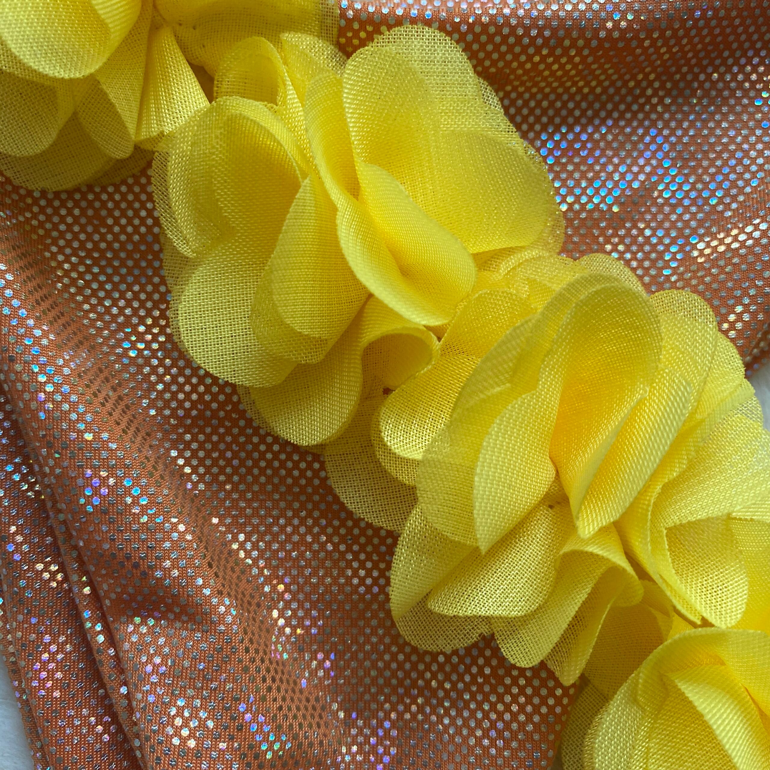 Susan fiori limited triangolo ribattuto arancio(tutte le taglie) - immagine 8
