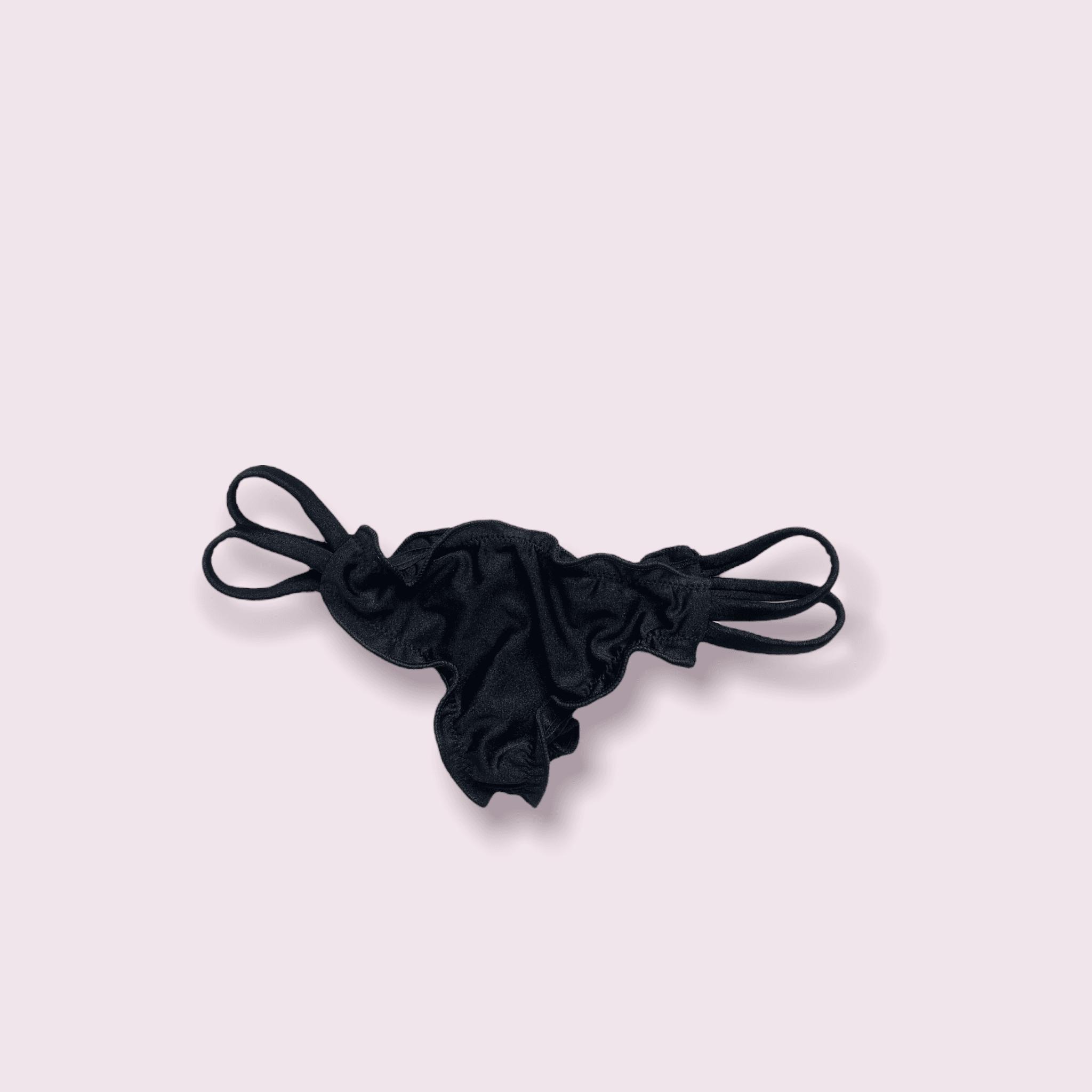 Lusy limited fiori perizoma fru nero