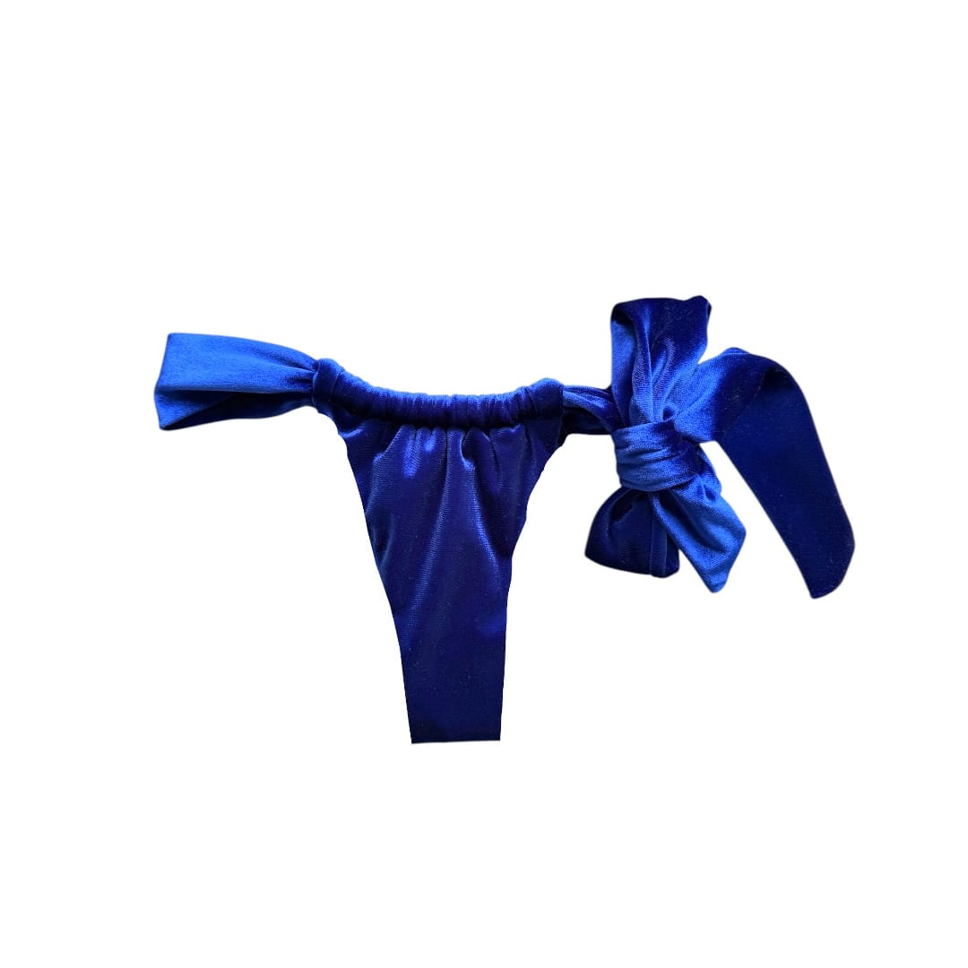 Verima regolabile con fiocco blu vellutino