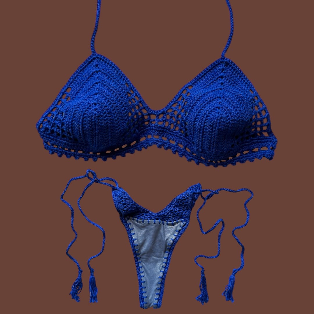 Satin blu