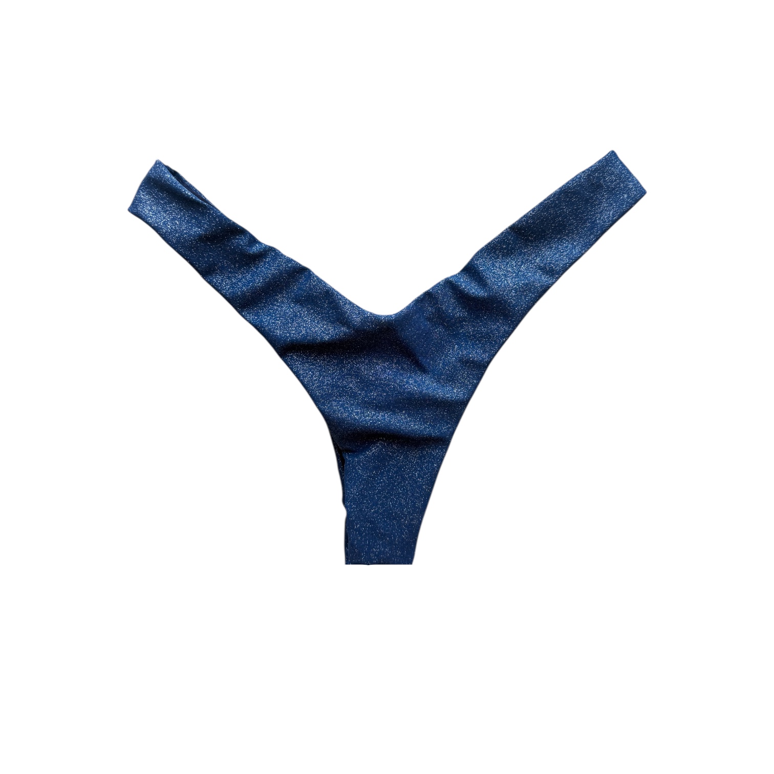 Brilli brasiliana a V blu glitter