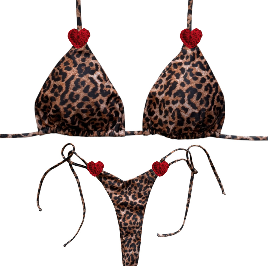 Selly naisha leopardato cuoricini